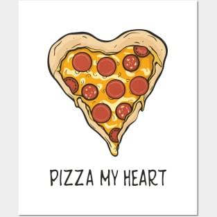 Pizza My Heart Posters and Art